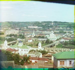 Vue générale de la partie nord depuis le clocher de la cathédrale de l